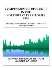1994 Compendium of Research in the Northwest Territories