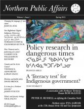 Northern Public Affairs cover